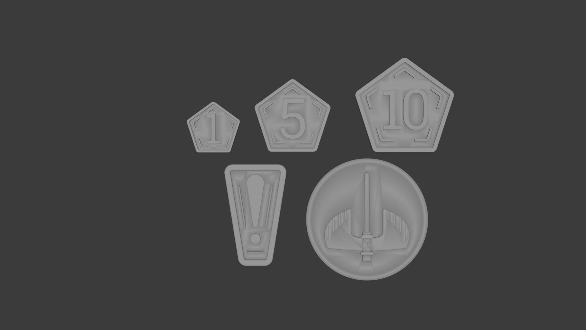 Star Wars Unlimited Game Tokens